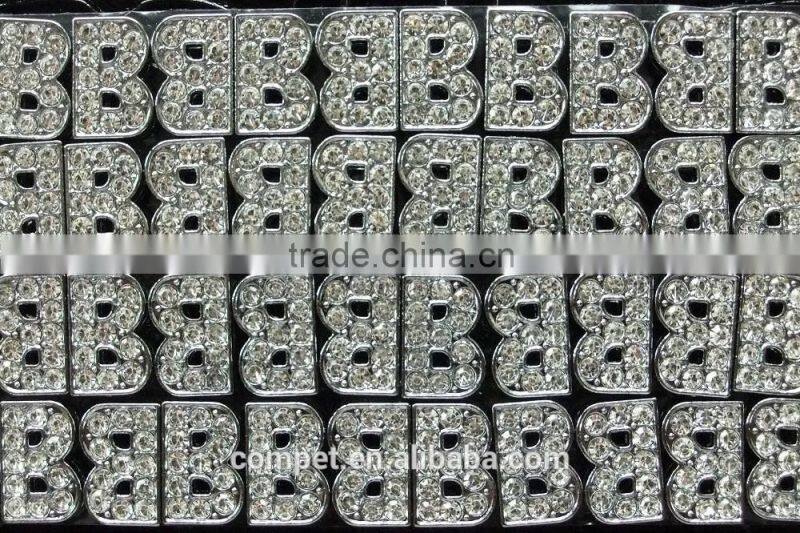 DIY 10mm Rhinestone Slide Letters