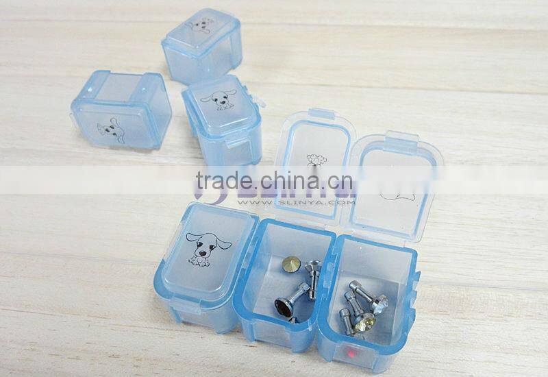 14 Day Transparent Detachable Pill Box