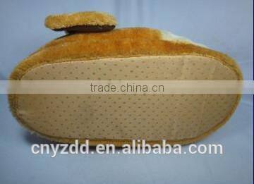 plush animal indoor slippers/plush slippers in various designs and sizes