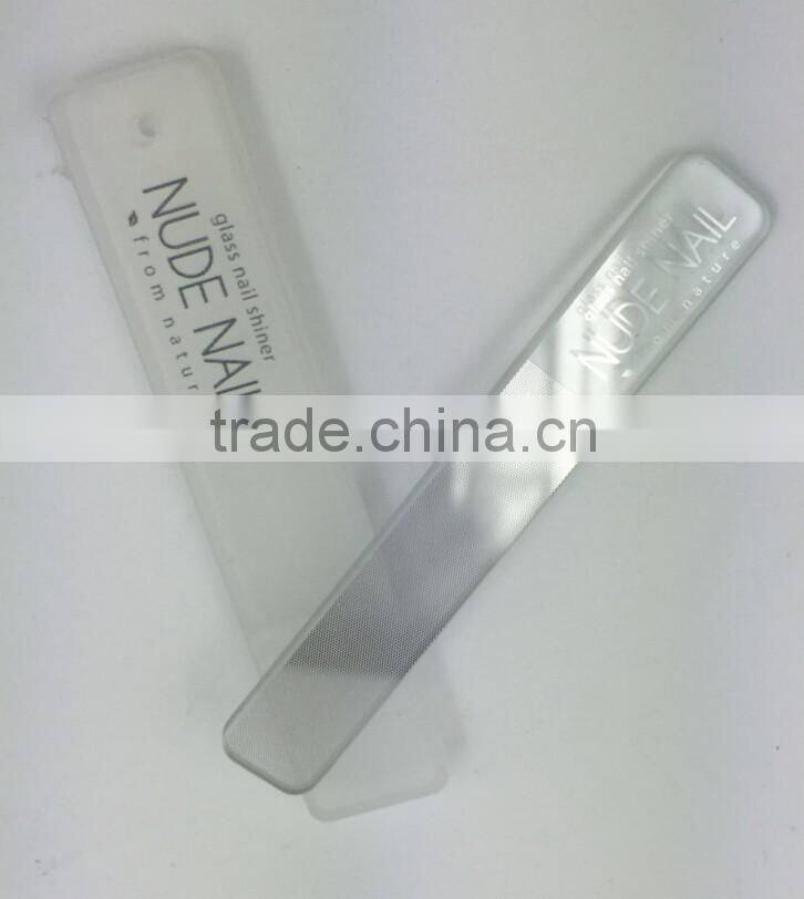 High tech hot korean glass gloss nail file glass fiber nail polishing tool polish tool