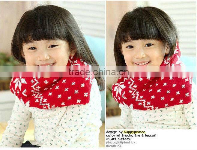 Warm Knitted Snow Baby Winter Scarf