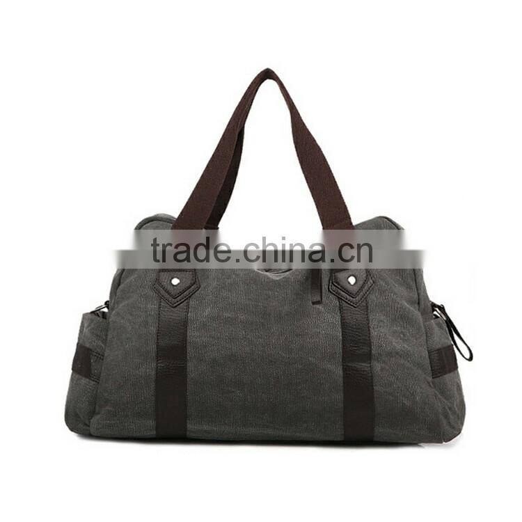 Wholesale New Fashion Travel Tote Shoulder Men Canvas Bag