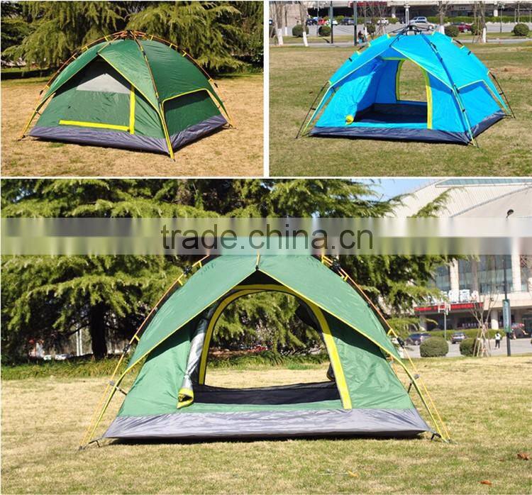 Outdoor 3-4 Person Automatic Sun Shelter Tent Camping Folding Backpacking Automatic Pop Up Tent