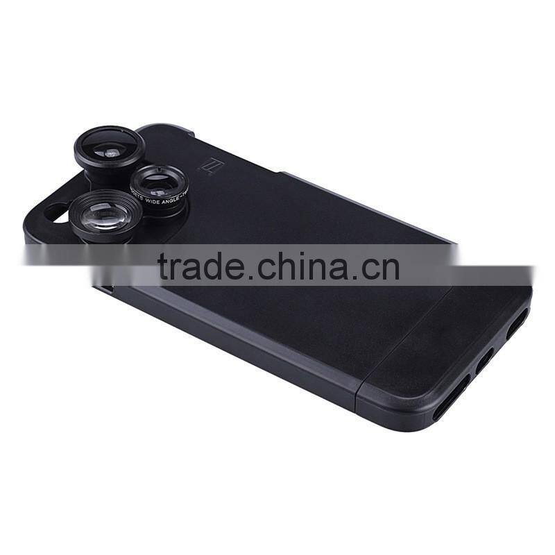 For iphone 6s/6s plus Case and 4 in 1 lens solution for cameras iZZi Slim white color