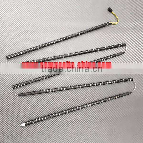 Carbon fiber avalanche telescopic tube probe with high temperature made in Weihai