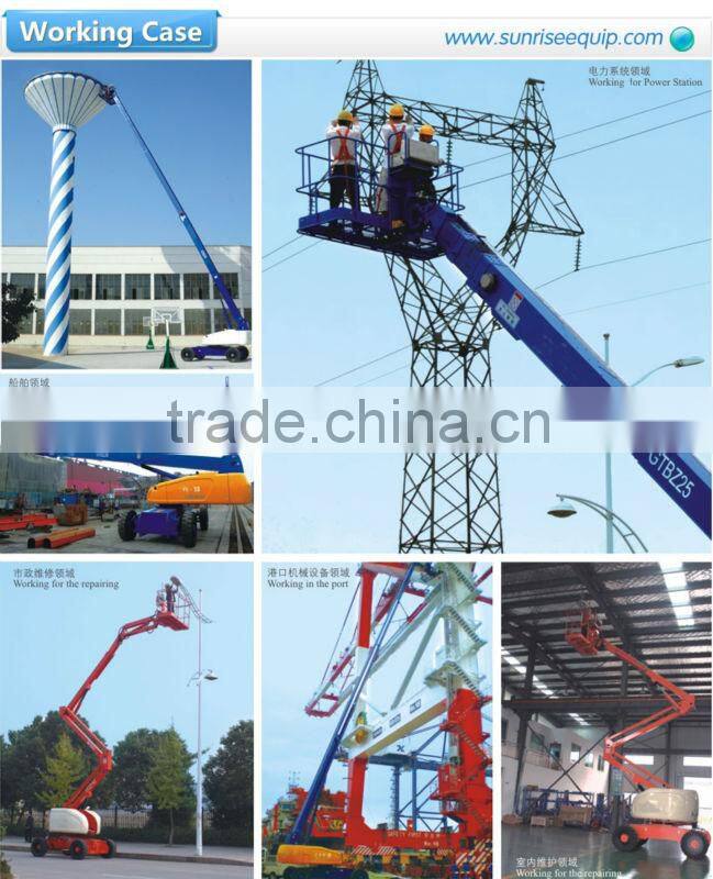self-propelled articulated boom lift