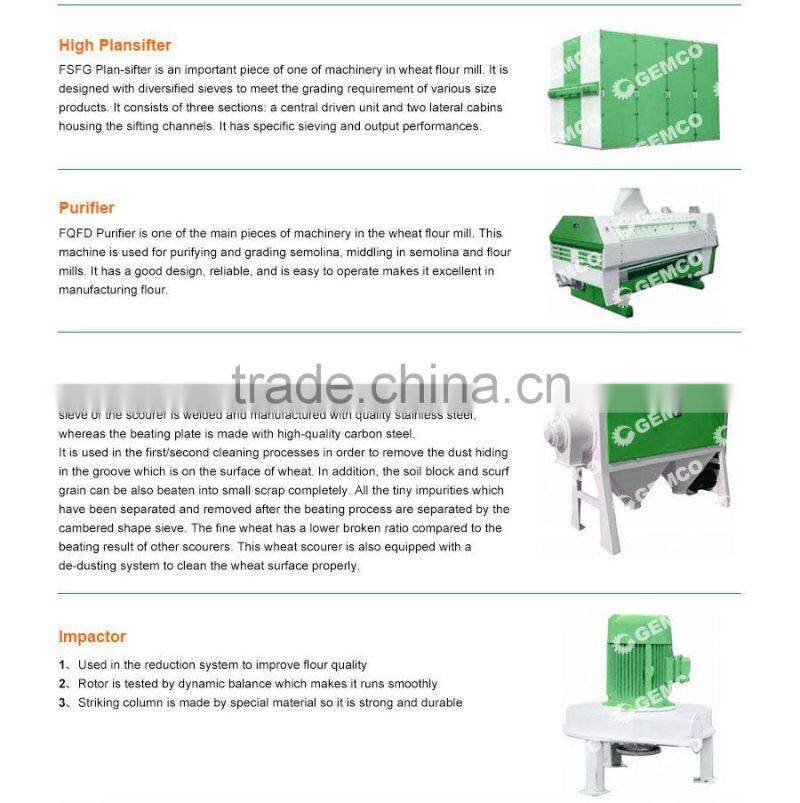 10 T/D 20T/D Small Scale Maize Flour processing machine