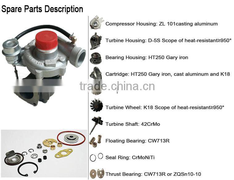 GT3271 704409-0001 diesel truck turbocharger for J05C-TF Engine