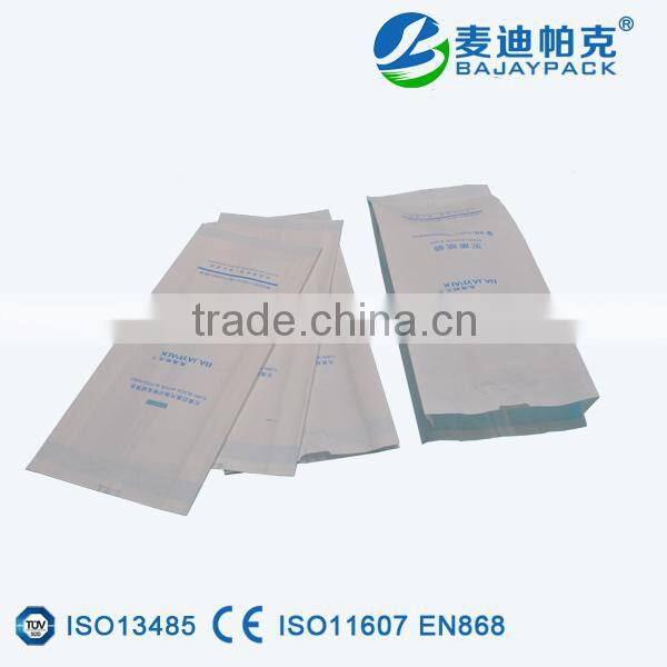 Heat Sealing Sterilization Gusseted Paper Pouch