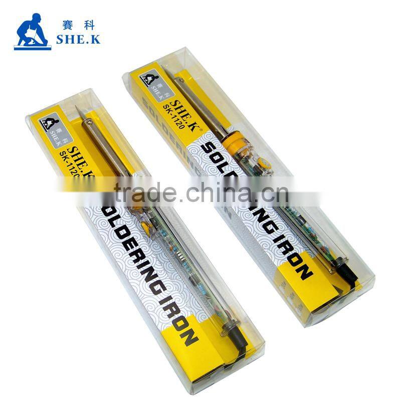 Constant temperature adjustable inside heat core electric iron