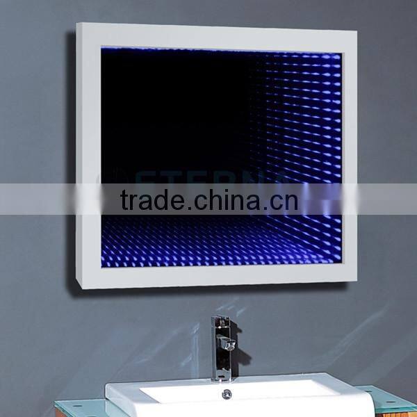 colorful infinity bathroom mirror