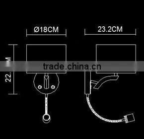 2015 CE wall corner lamp