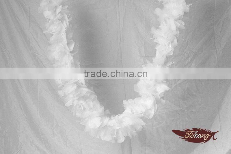 White Turkey Feather Large Boas 135gram 72"