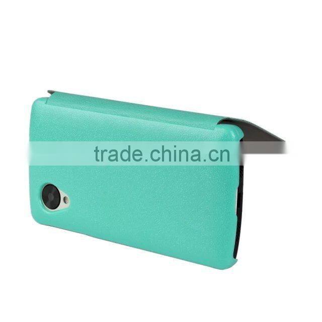 High quality Ultra thin Leather Flip Case Cover Pouch for Mobile Phone LG Nexus 5