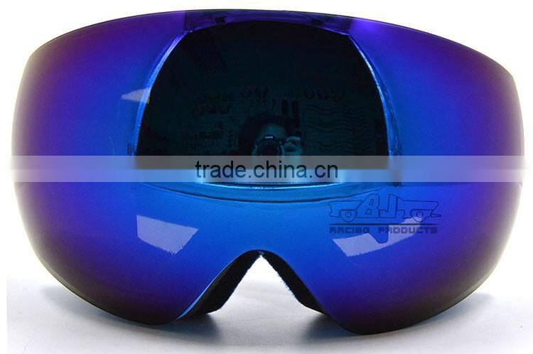 BJ-MG-018A Top Quality Transparent Three Layer Foam Snowboard Goggles