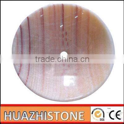 Hot selling red onyx small wash basin
