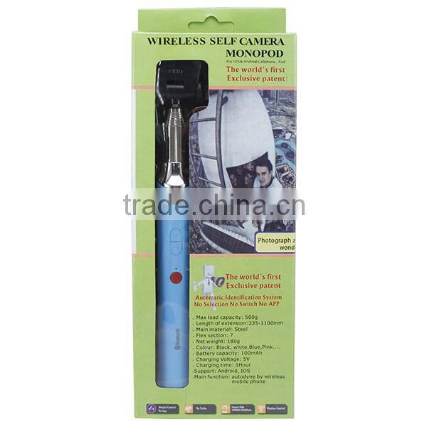 Zooming Fuction Bluetooth Autodyne Monopod Selfie Stick