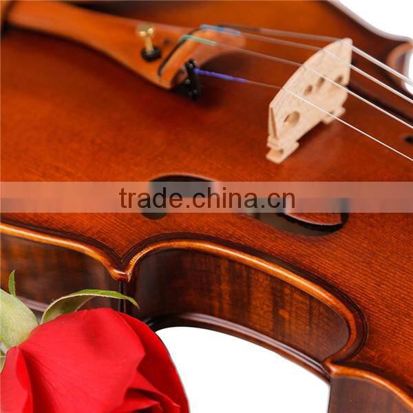 High Quality Stringed Instrument Violin Flamed Matte Violin 4/4 1/8 TL003-1