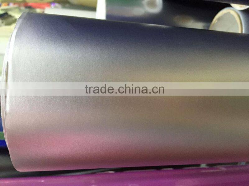 Best selling chrome brushed 1.52*20m with air bubble free