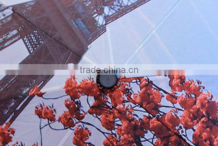 Auto open and colse windproof umbrella with digital printing umbrella