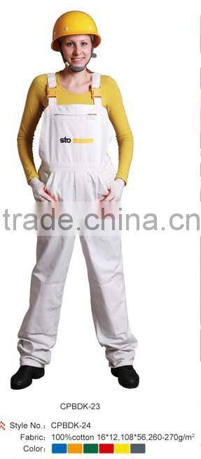 Flame resistant cotton fr protective clothing bib pants for promotion