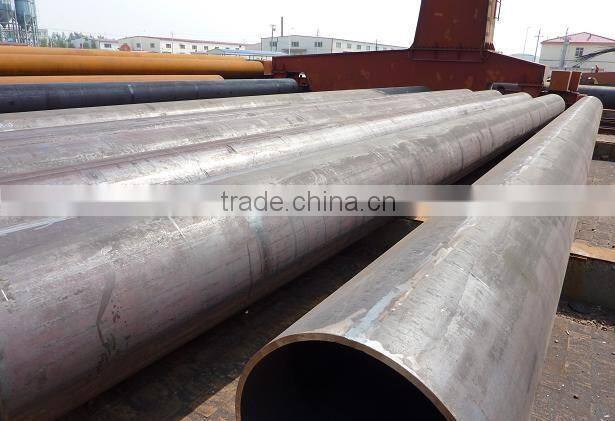Galvanized ERW black round steel pipe