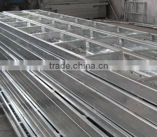 Scaffolding galvanized perforated steel plank hook 340g