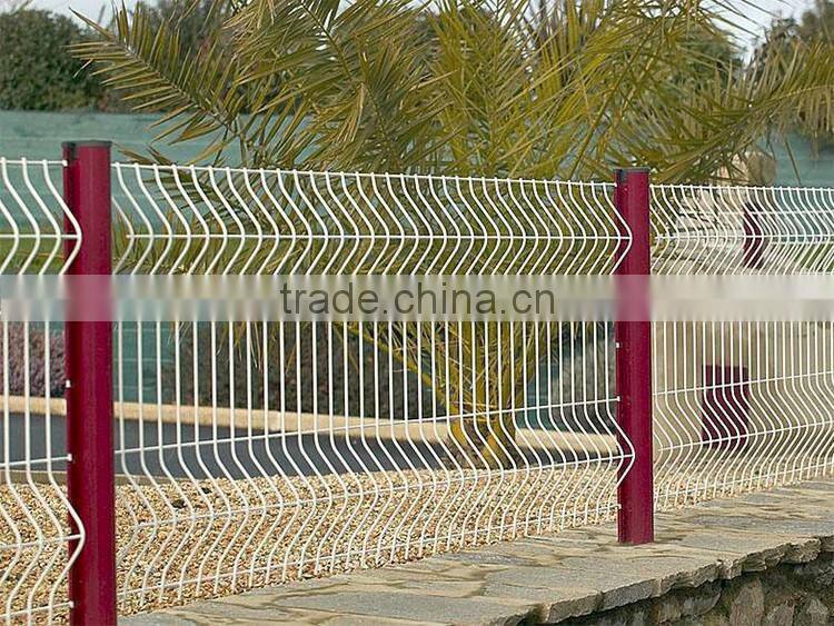 Cheap curve PVC coated metal edging garden fence