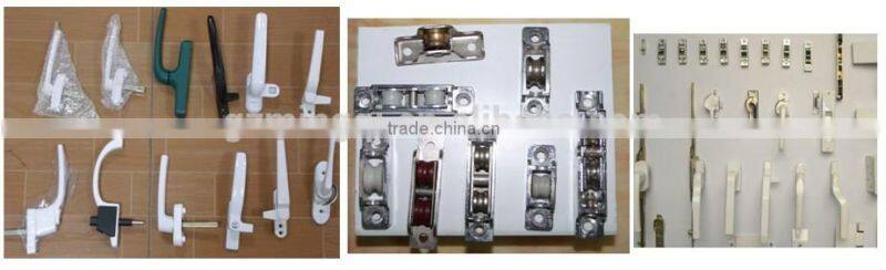 Double glazed glass upvc profile sliding windows