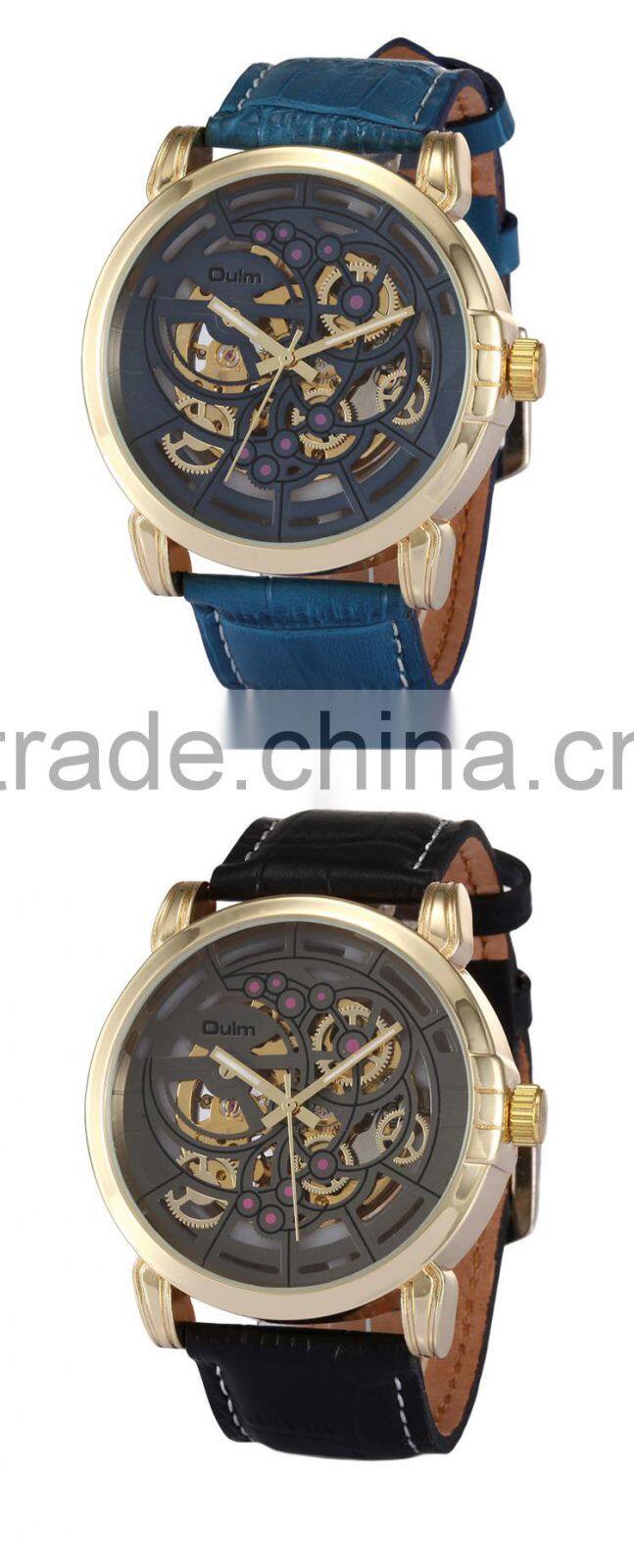 oulm factory watch, men watches without battery, automatic winner watch
