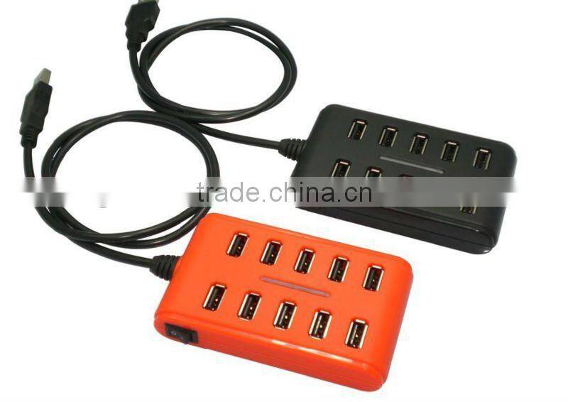 10 PORT USB 2.0 Hub