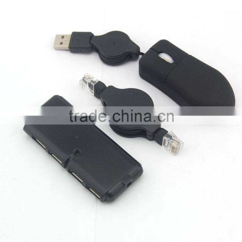 Hot USB Tool Kits included Mouse USB Hub Keypad Cable Earphone