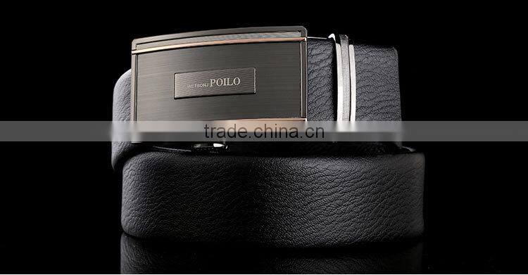 Top quality handsome real leather jeans belts for men by custom design