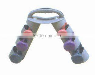 Teenloon lastest vinyl dipping dumbbell set with plastic stand