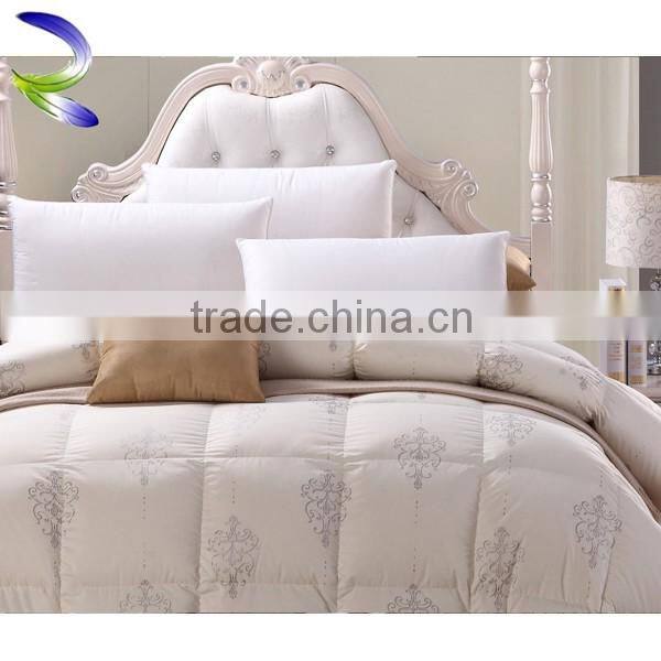 Fashion design cheap price winter bed down quilt duvet