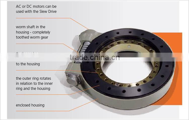7 Inch Solar Tracking System Worm Gear Slewing Drive