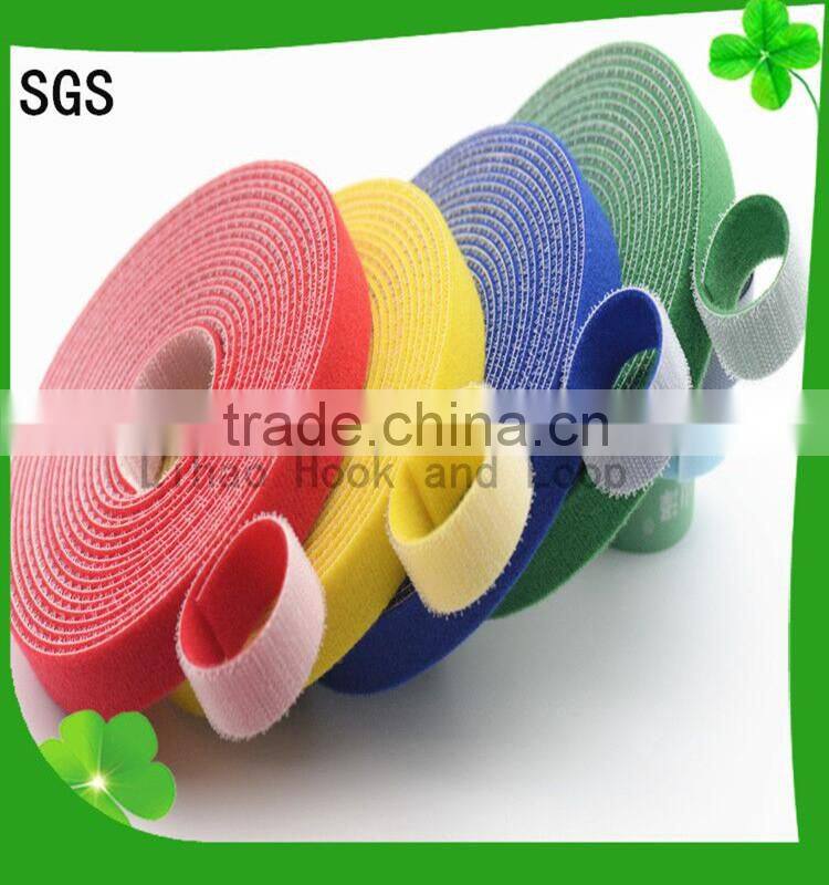 reusable nylon Hook loop strap strapping cablie tie tape