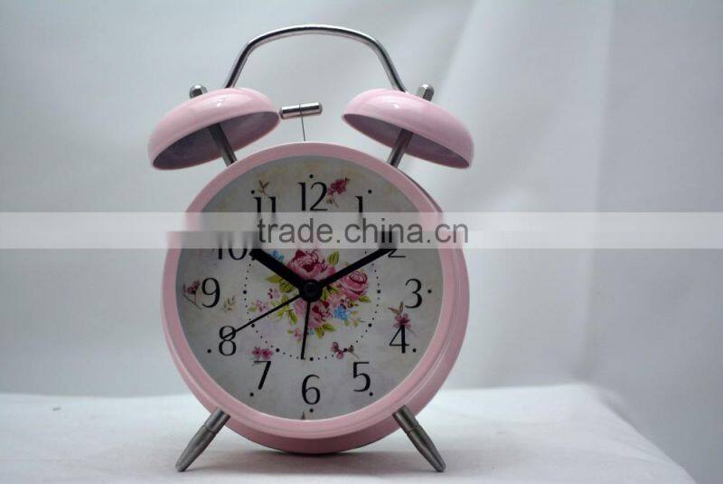 Fashional design children's alarm clock with beautiful scenery/tower clocks
