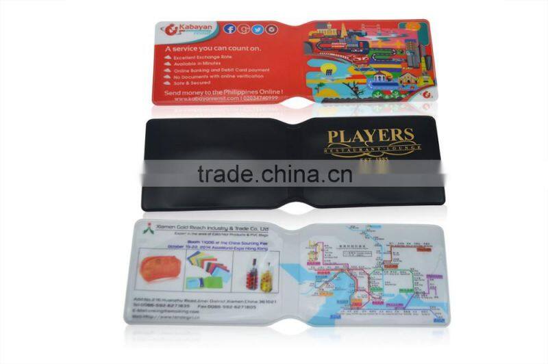 PVC Material and Presentation Folder Type PVC Card Holder Name Card Holder