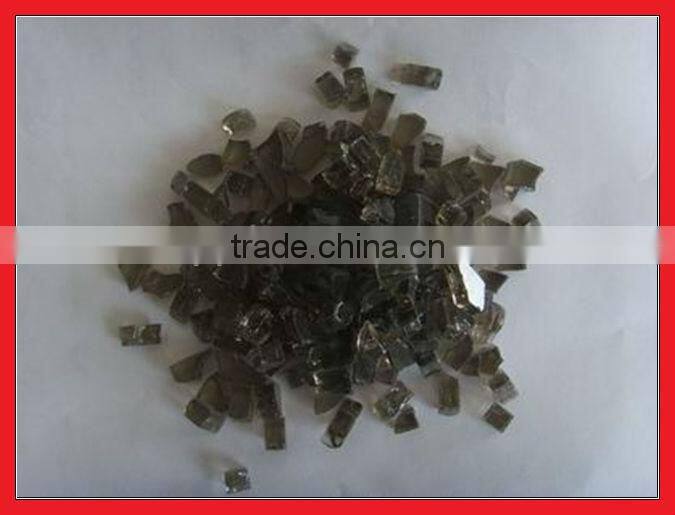 Blue color fire pit glass decoration