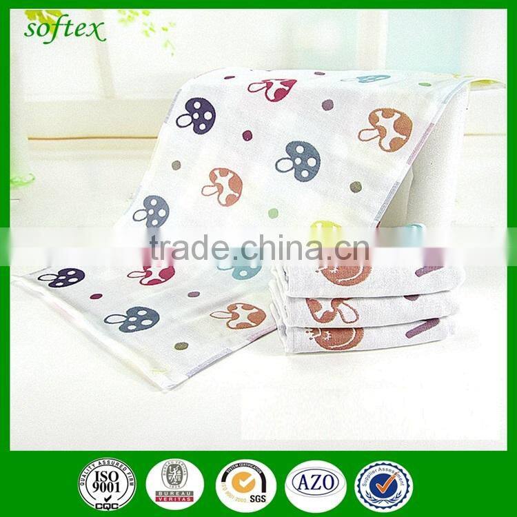 baby cotton square cloth muslin / 100 cotton small baby cotton square face towel wholesale