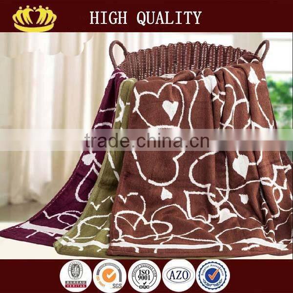 bamboo printed bath towel