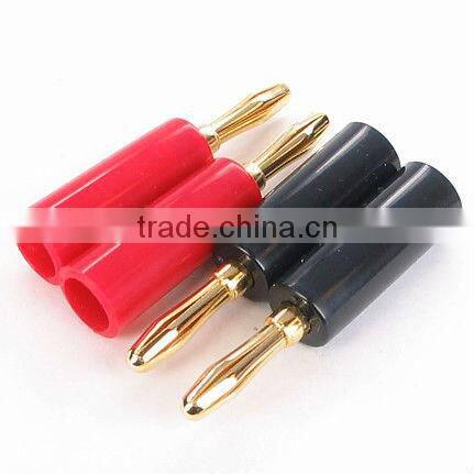 4mm banana plug and socket with insulated body