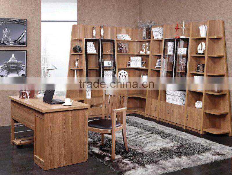 Classic solid wood American style study room furniture, classic bookcase GZH-A171