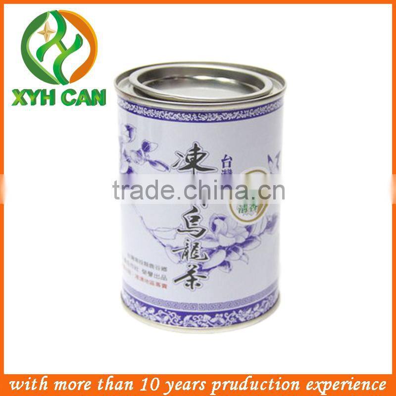 Factory direct sales 125*90*60mm tea tin box can color printing