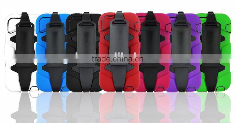 For iPhone 5S rugged case with screen protector and kickstand