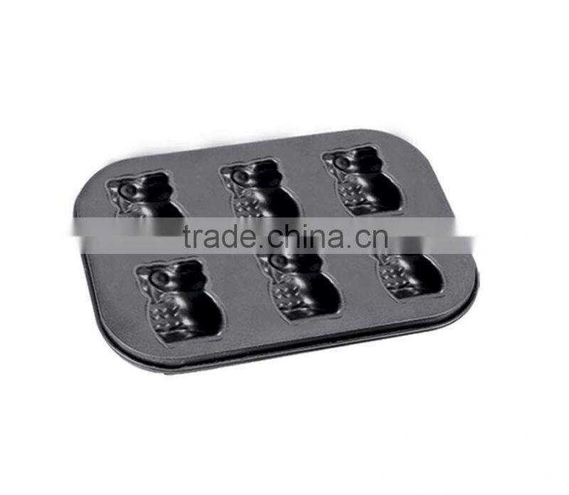 Non-stick Cake Pans of Muffin Pan with 6 Cups