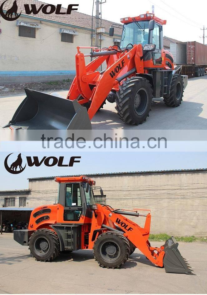 Competitive price! 3t small front end wheel loader WL280 for sale with CE approved