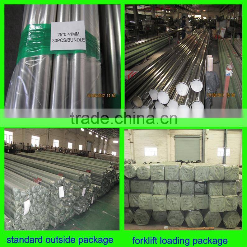 for armrest ERW welded ss 304 decoration pipe