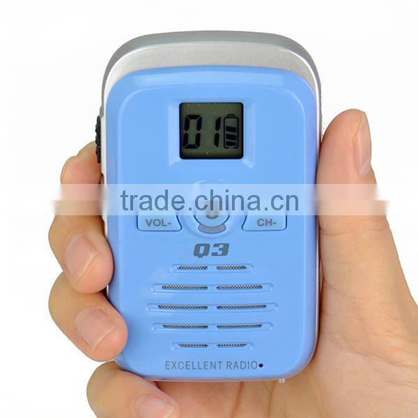 Mini small size portable radio Luiton Q3 UHF band walkie talkie